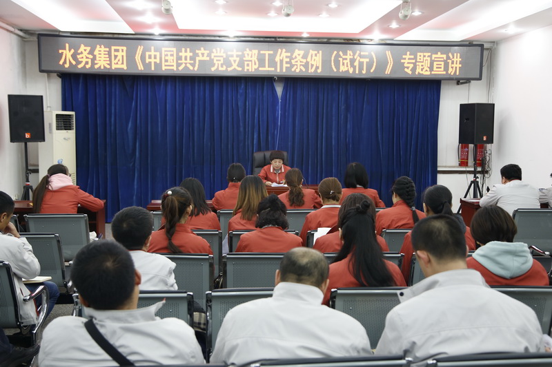 集团党委召开《中国共产党支部工作条例（试行）》专题宣讲会
