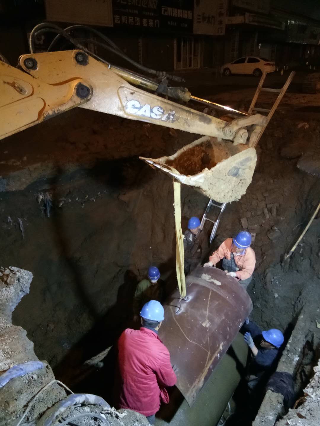 文明施工保供水 为创建全国文明城市树新风