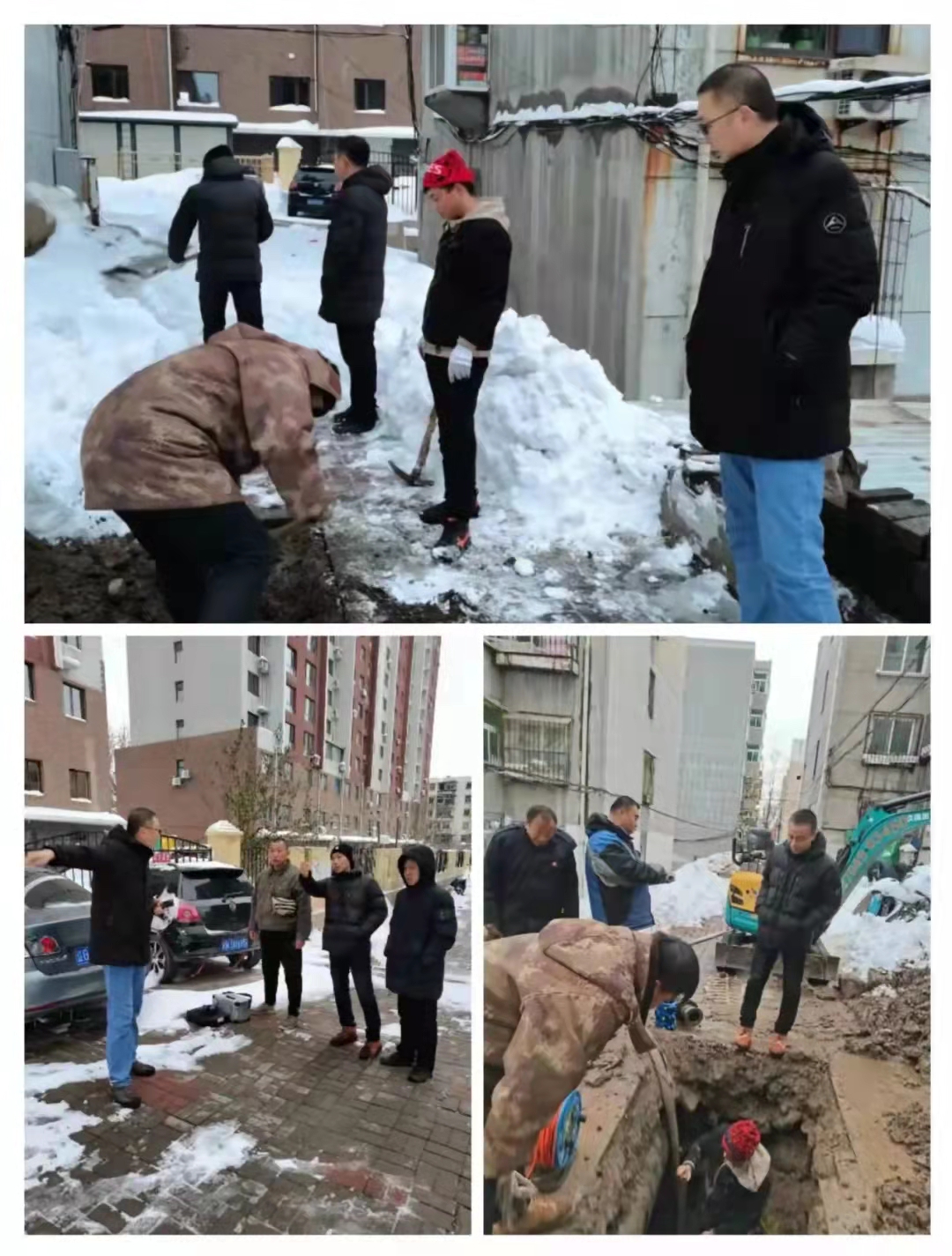 暴雪抢修暖人心 保障供水为人民